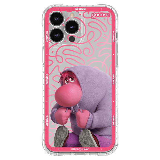 Capinha para celular  Divertidamente - Vergonha Borda
