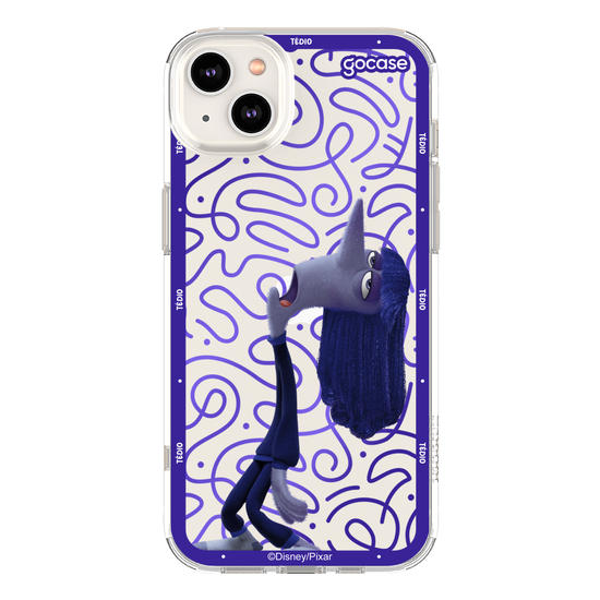 Capinha para celular  Divertidamente - Tédio Borda