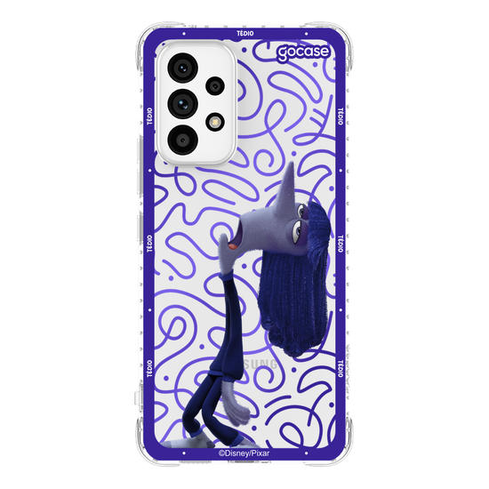 Capinha para celular  Divertidamente - Tédio Borda