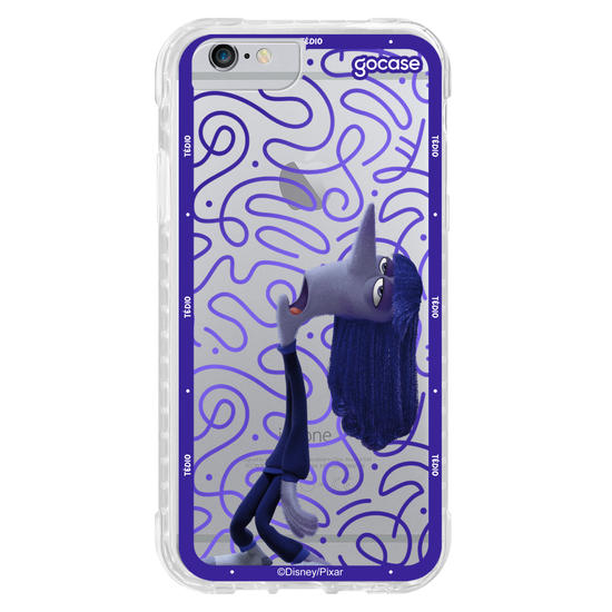 Capinha para celular  Divertidamente - Tédio Borda