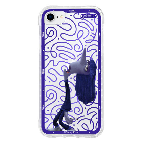 Capinha para celular  Divertidamente - Tédio Borda