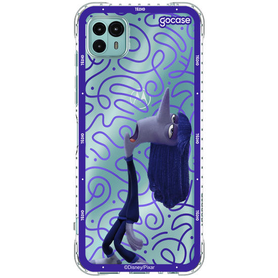Capinha para celular  Divertidamente - Tédio Borda