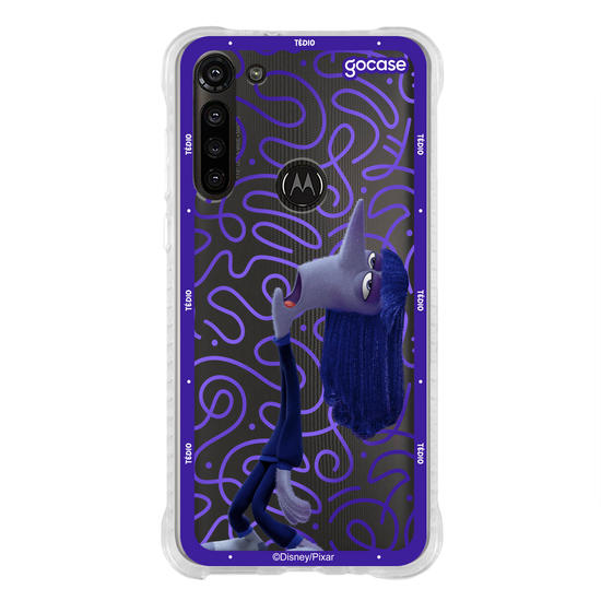 Capinha para celular  Divertidamente - Tédio Borda