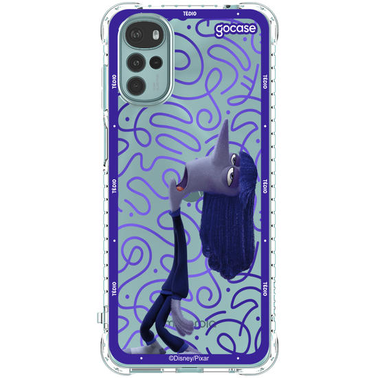Capinha para celular  Divertidamente - Tédio Borda