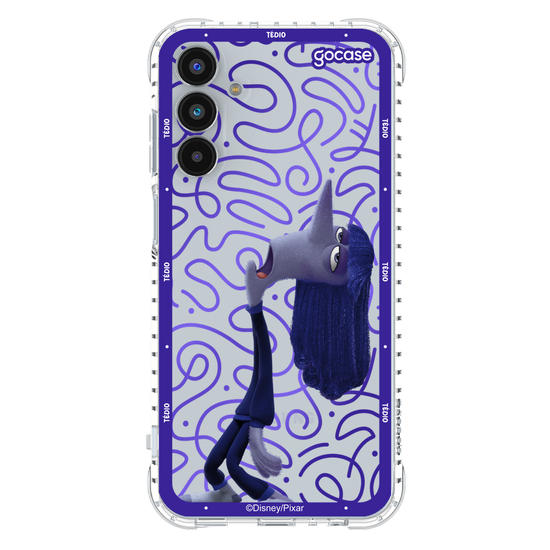 Capinha para celular  Divertidamente - Tédio Borda