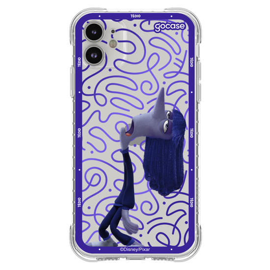 Capinha para celular  Divertidamente - Tédio Borda