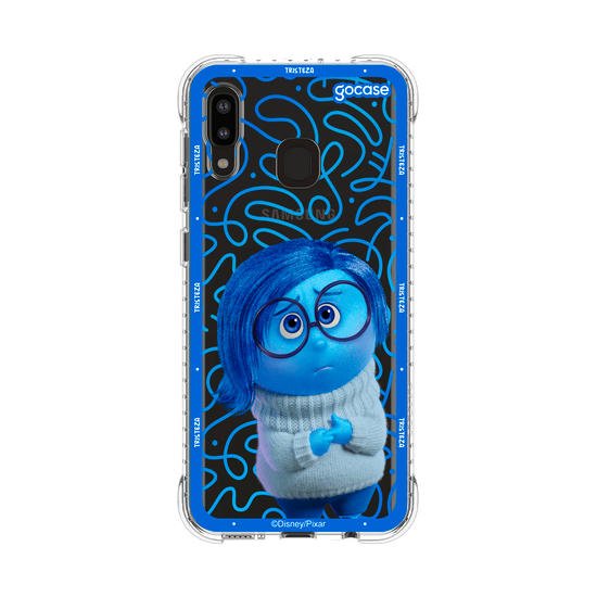 Capinha para celular  Divertidamente - Tristeza Borda
