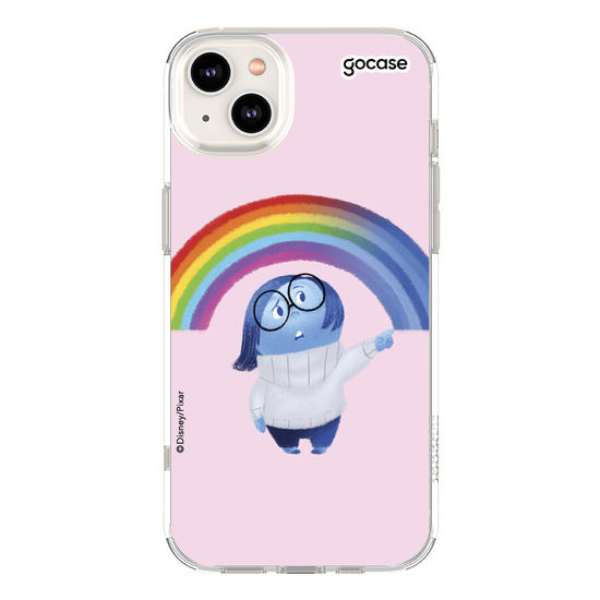 Capinha para celular Divertidamente - Tristeza arco íris
