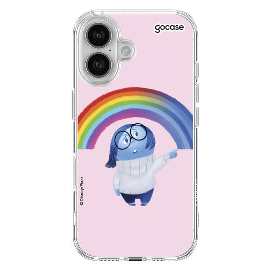 Capinha para celular Divertidamente - Tristeza arco íris