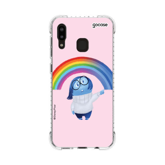 Capinha para celular Divertidamente - Tristeza arco íris