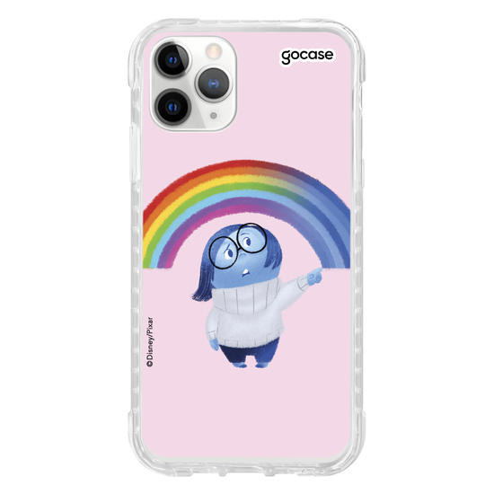 Capinha para celular Divertidamente - Tristeza arco íris