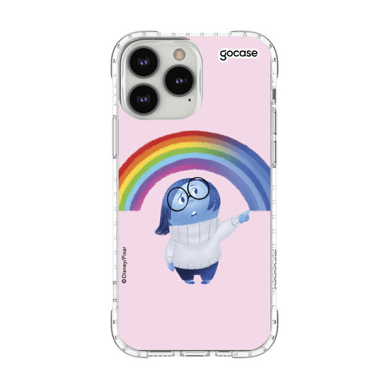 Capinha para celular Divertidamente - Tristeza arco íris