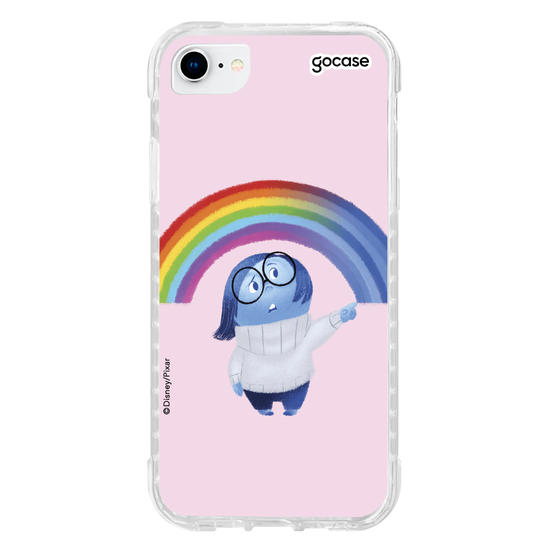 Capinha para celular Divertidamente - Tristeza arco íris