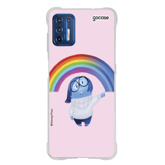 Capinha para celular Divertidamente - Tristeza arco íris