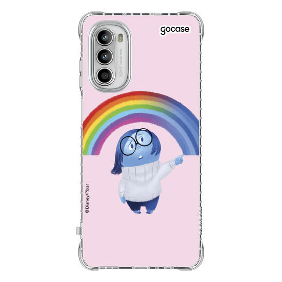 Capinha para celular Divertidamente - Tristeza arco íris