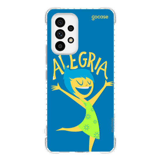 Capinha para celular  Divertidamente - Alegria Lettering