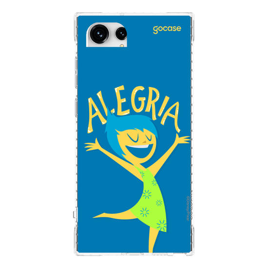 Capinha para celular  Divertidamente - Alegria Lettering