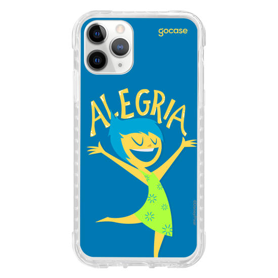 Capinha para celular  Divertidamente - Alegria Lettering