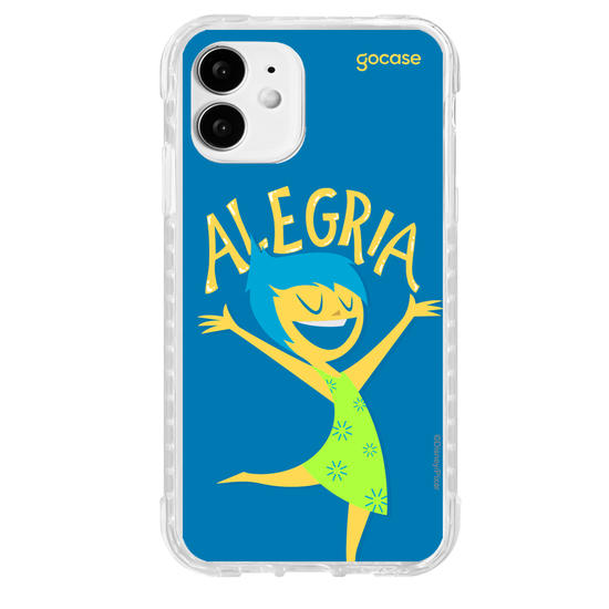 Capinha para celular  Divertidamente - Alegria Lettering