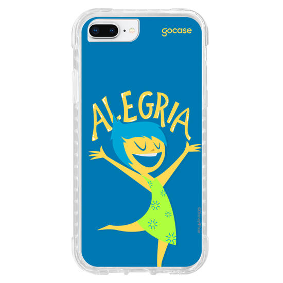 Capinha para celular  Divertidamente - Alegria Lettering