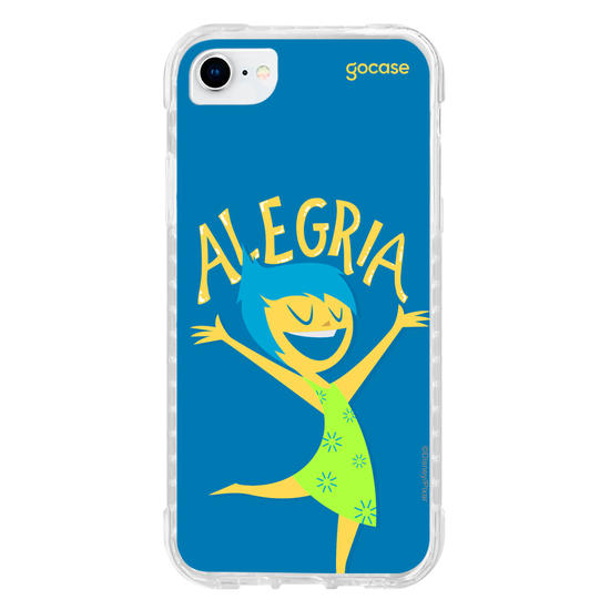 Capinha para celular  Divertidamente - Alegria Lettering