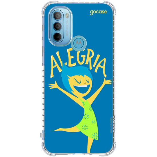 Capinha para celular  Divertidamente - Alegria Lettering