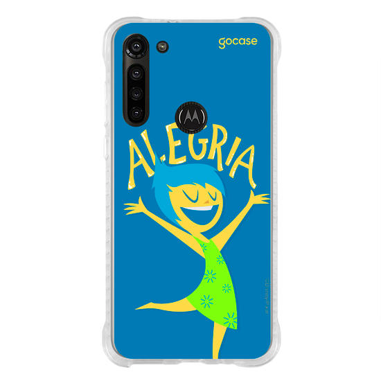 Capinha para celular  Divertidamente - Alegria Lettering