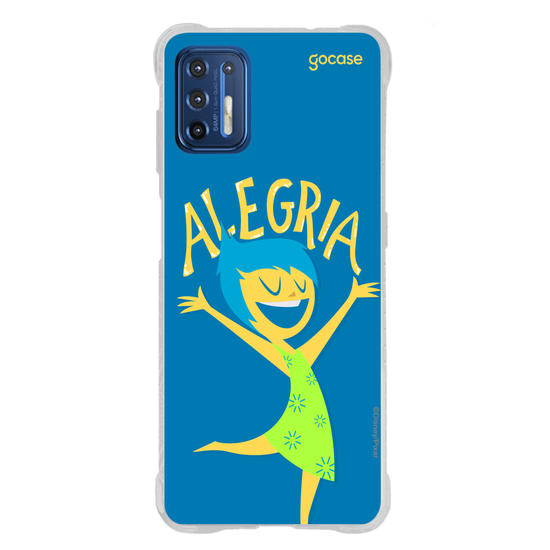 Capinha para celular  Divertidamente - Alegria Lettering