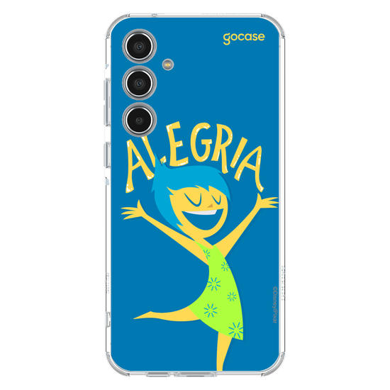 Capinha para celular  Divertidamente - Alegria Lettering