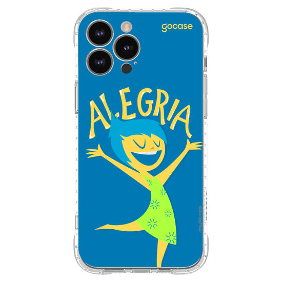 Capinha para celular  Divertidamente - Alegria Lettering