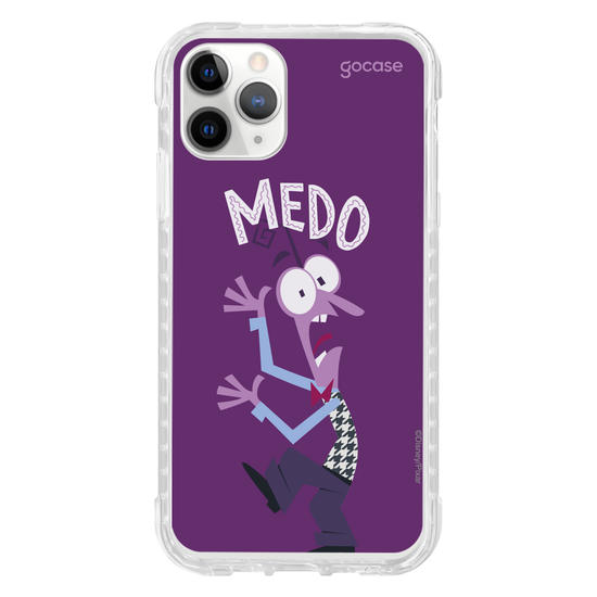 Capinha para celular  Divertidamente - Medo Lettering