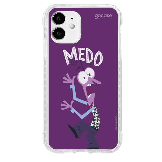 Capinha para celular  Divertidamente - Medo Lettering