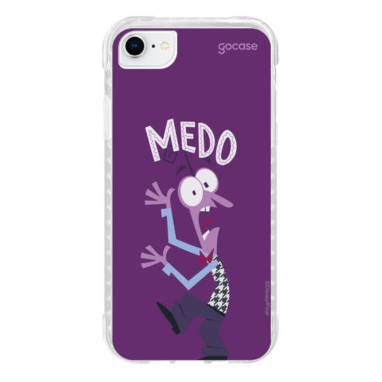 Capinha para celular  Divertidamente - Medo Lettering