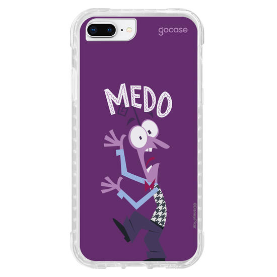 Capinha para celular  Divertidamente - Medo Lettering