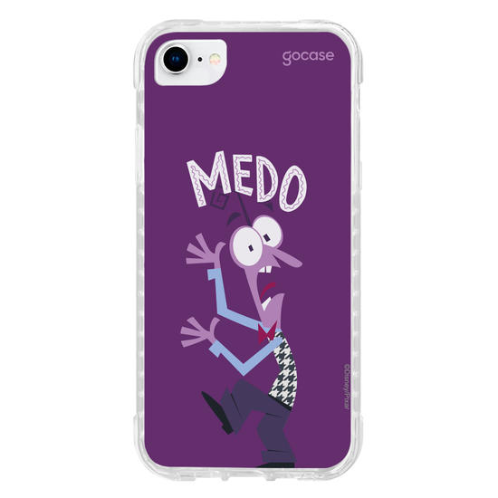 Capinha para celular  Divertidamente - Medo Lettering