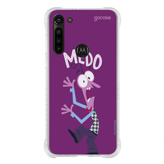 Capinha para celular  Divertidamente - Medo Lettering