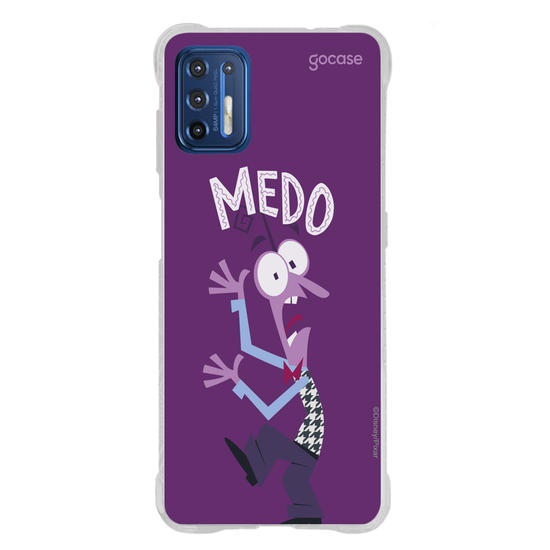 Capinha para celular  Divertidamente - Medo Lettering