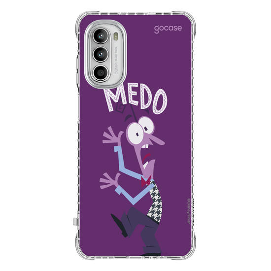 Capinha para celular  Divertidamente - Medo Lettering