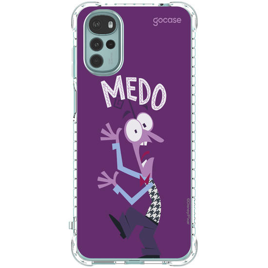 Capinha para celular  Divertidamente - Medo Lettering