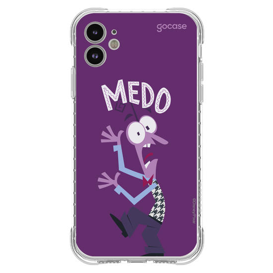 Capinha para celular  Divertidamente - Medo Lettering