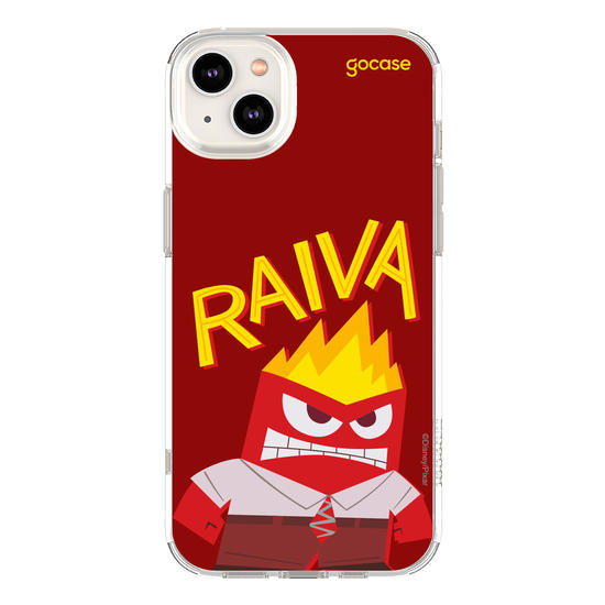Capinha para celular  Divertidamente - Raiva Lettering