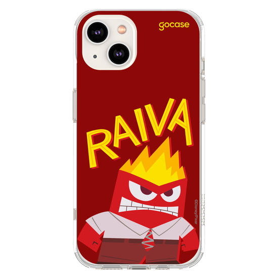 Capinha para celular  Divertidamente - Raiva Lettering