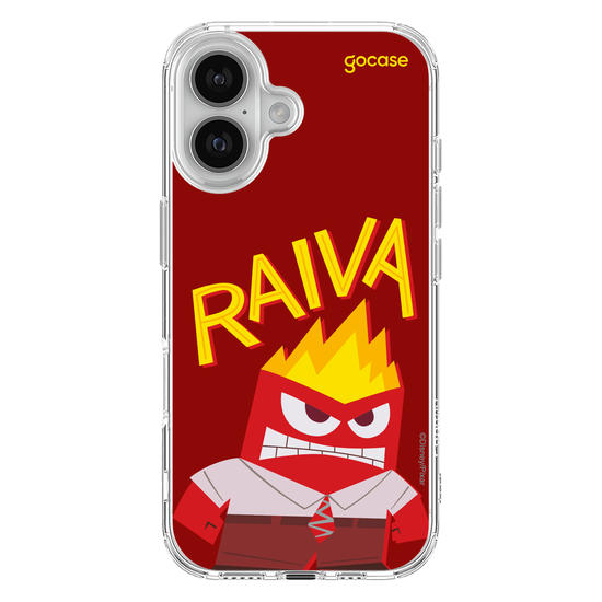 Capinha para celular  Divertidamente - Raiva Lettering