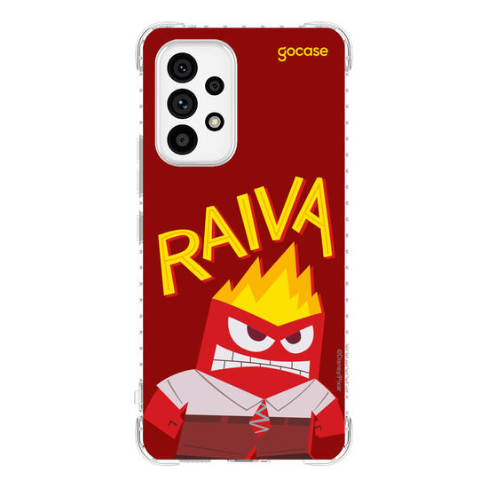 Capinha para celular  Divertidamente - Raiva Lettering