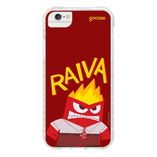 Capinha para celular  Divertidamente - Raiva Lettering