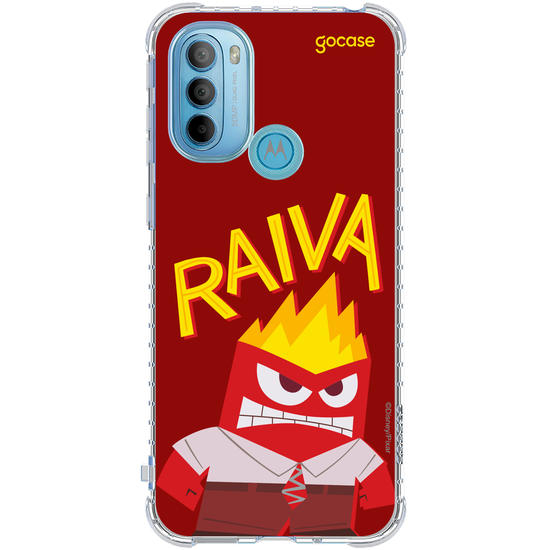 Capinha para celular  Divertidamente - Raiva Lettering