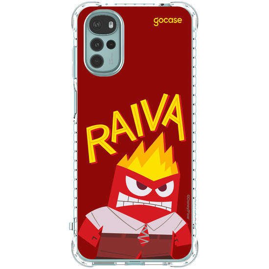 Capinha para celular  Divertidamente - Raiva Lettering