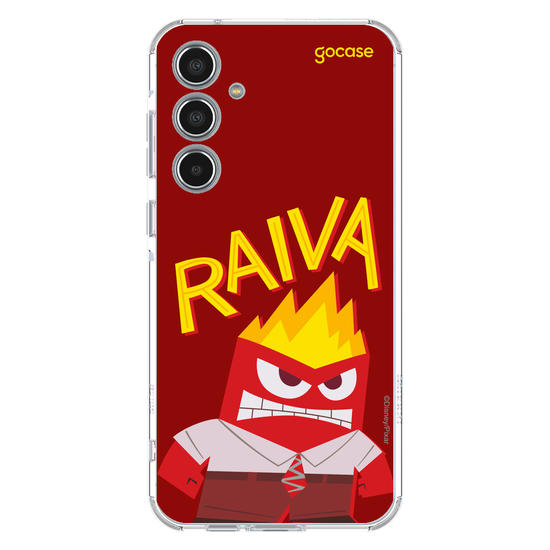 Capinha para celular  Divertidamente - Raiva Lettering