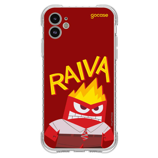 Capinha para celular  Divertidamente - Raiva Lettering