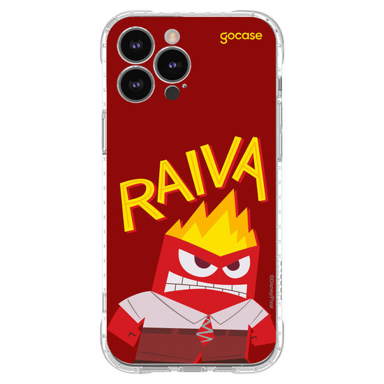 Capinha para celular  Divertidamente - Raiva Lettering